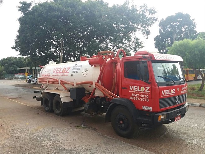 Caminhão para desentupimento em Vicente Pires